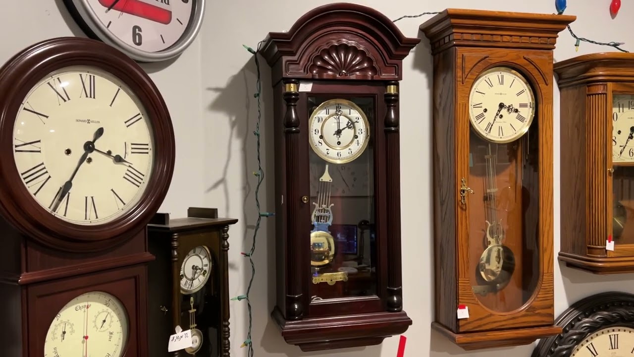 Howard Miller Jennison Triple Chime Wall Clock Chimes 2 PM (St. Michael Chimes)