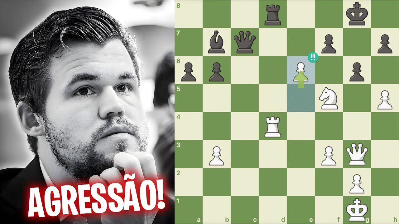 Magnus Carlsen Parte para a Agressão! Giri é Surpreendido em Cada Lance!