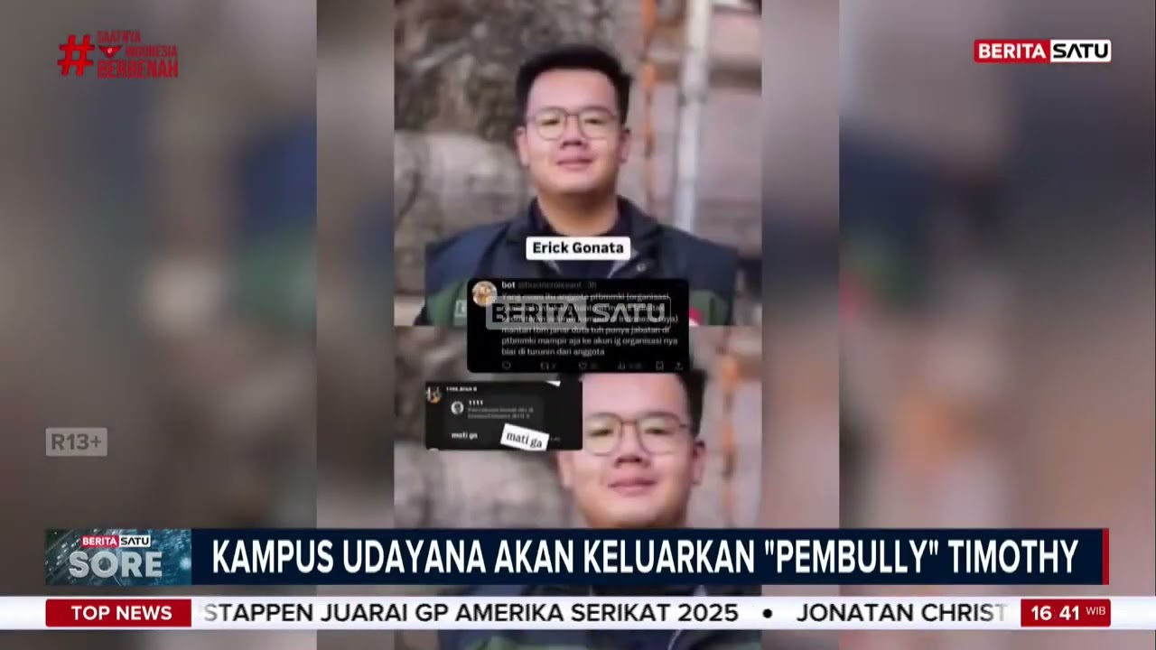 Pihak Kampus Unud Akan Keluarkan Pelaku Bullying Timothy #beritasatu