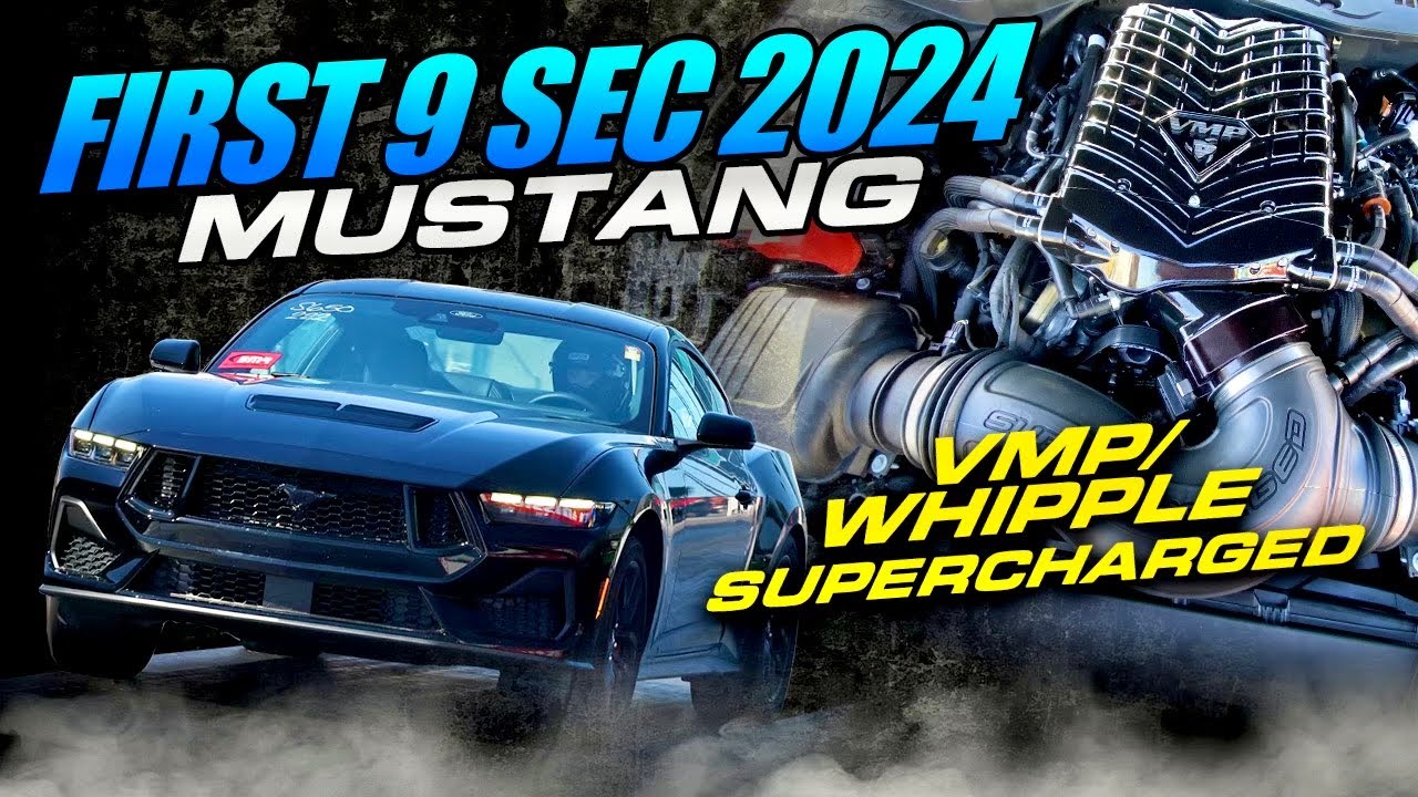Первый 9-секундный Mustang GT 2024 года | VMP/Whipple Supercharged 5.0 Ford разгоняется до 143 ми...