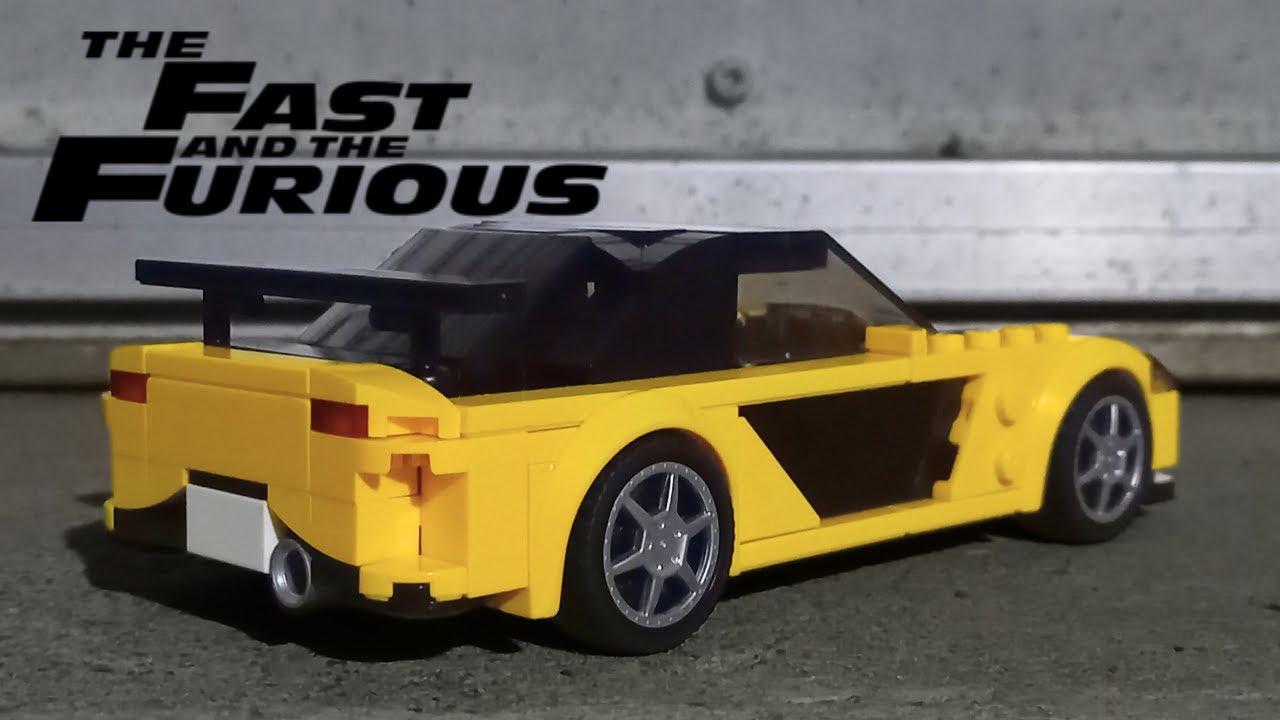 LEGO Veilside Mazda RX-7 Fortune Speed ​​Champions MOC | Учебное пособие