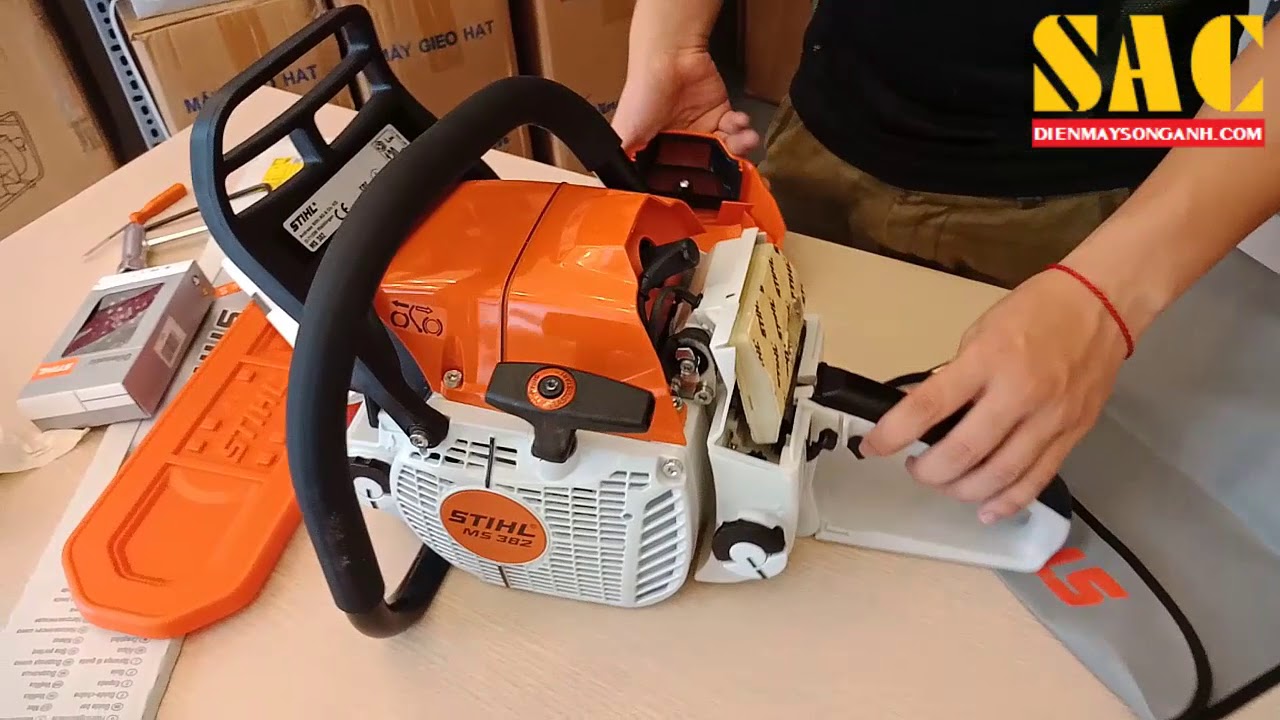 [Review] M&aacute;y Cưa X&iacute;ch ĐỨC Stihl ms 382 NEW 2018 - Li&ecirc;n Hệ: 0966.999.553