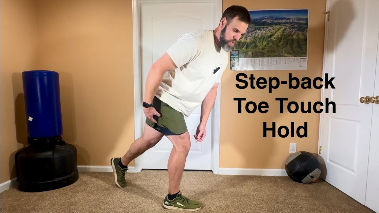 Step-back Toe Touch Hold