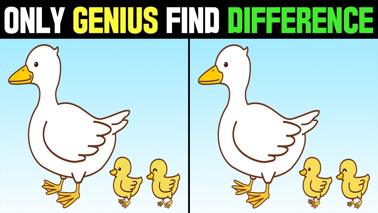 Spot The Difference : Only Genius Find Differences [ Find The Difference #9 ]