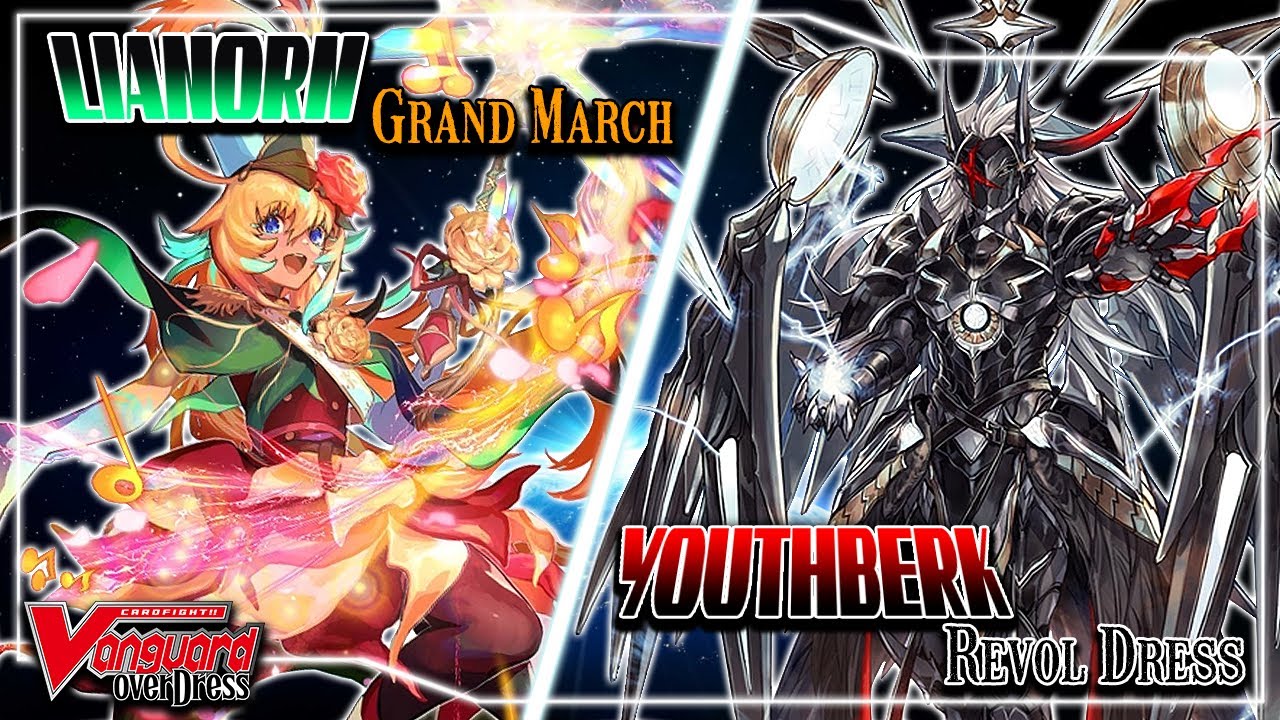 Cardfight!! Vanguard OverDress : Lianorn (Stoicheia) VS Youthberk (Keter Sanctuary) [D-BT07]