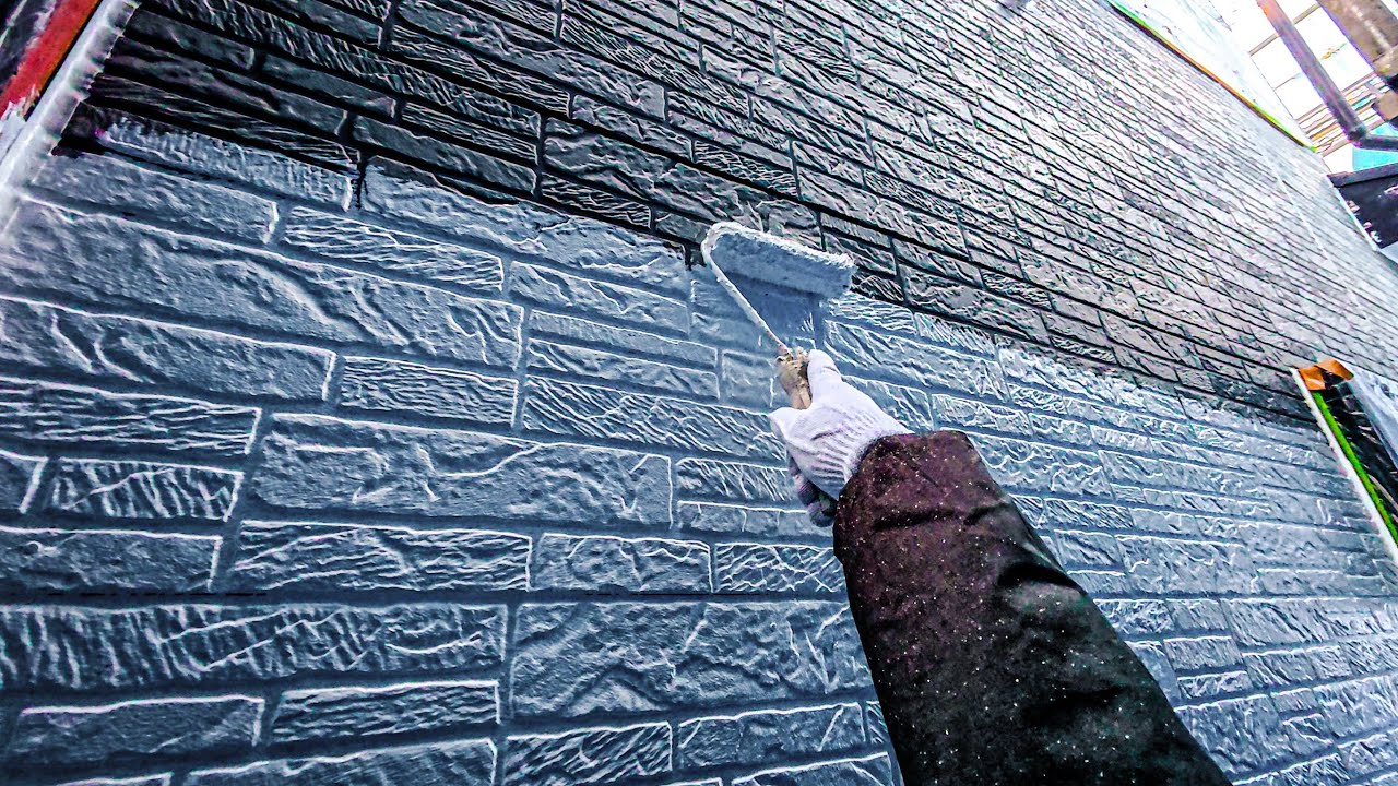 POV: Art Master Painting the Whole Wall In a Different Color