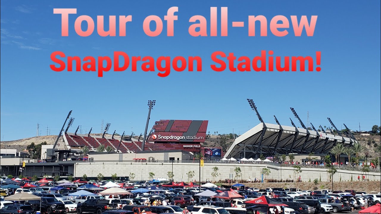 Tour of the new SnapDragon Stadium in San Diego!