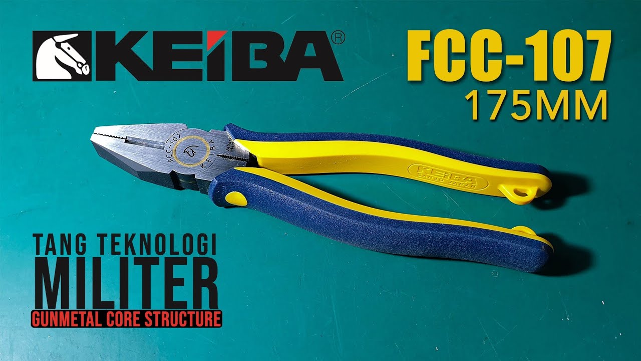 MASTERPIECE HIGH GRADE PLIERS, KEIBA FCC-107 175MM