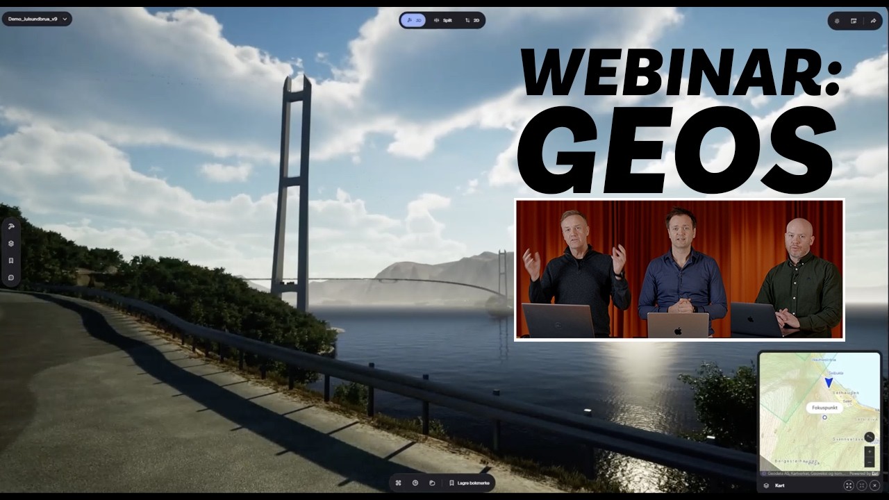 WEBINAR – GEOS: Revolusjonerer visualisering av kartdata.