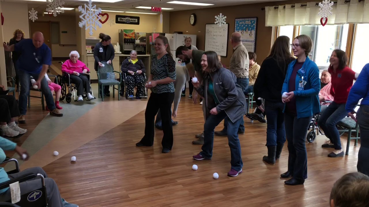 Indoor Snowball Fight at Lake Winona Manor