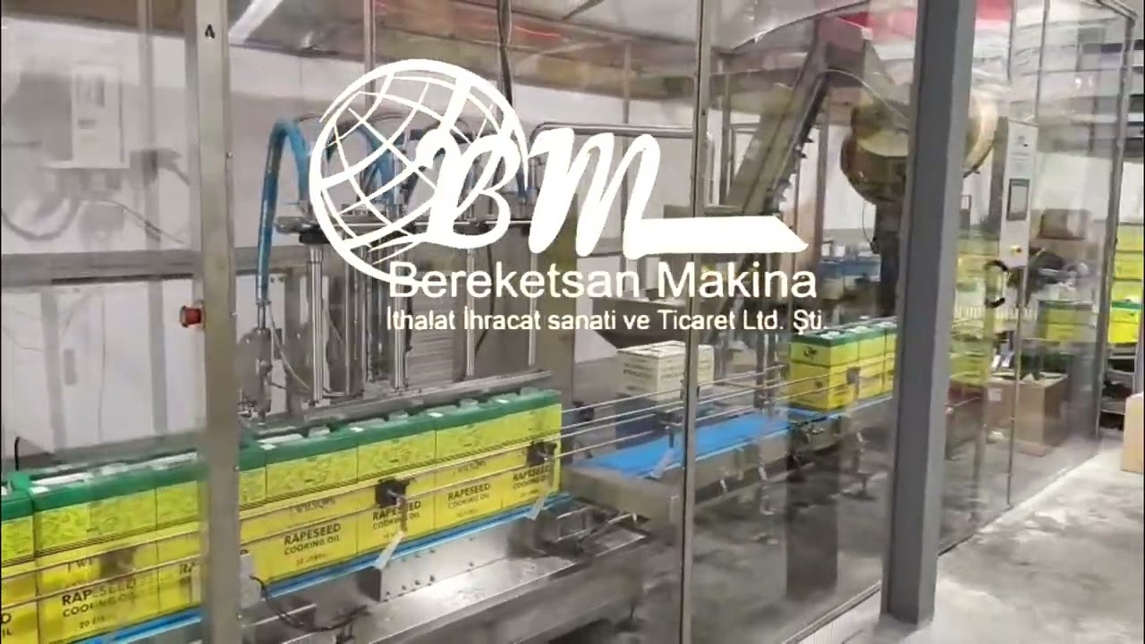 Yağ Dolum ve Kapak Kapama Hattı