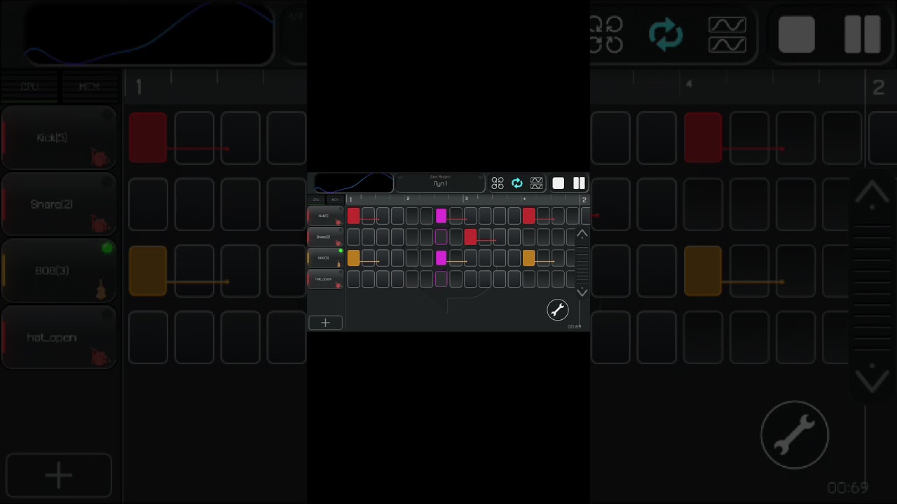 как делать музыку в приложении bandpass