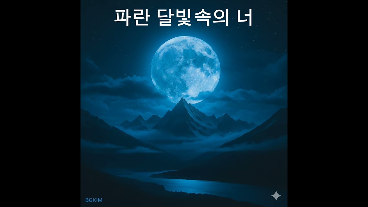 파란 달빛속의 너 # 발라드  #창작곡 #ai 창작 