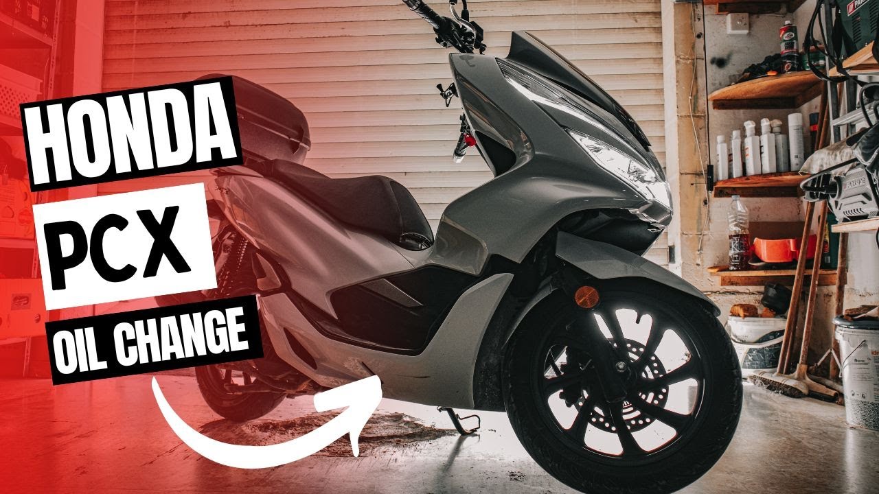 How To Honda PCX 125 oil change