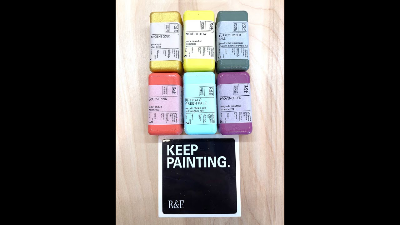 Making Encaustic Mono-prints with R&F Holiday Edition Set