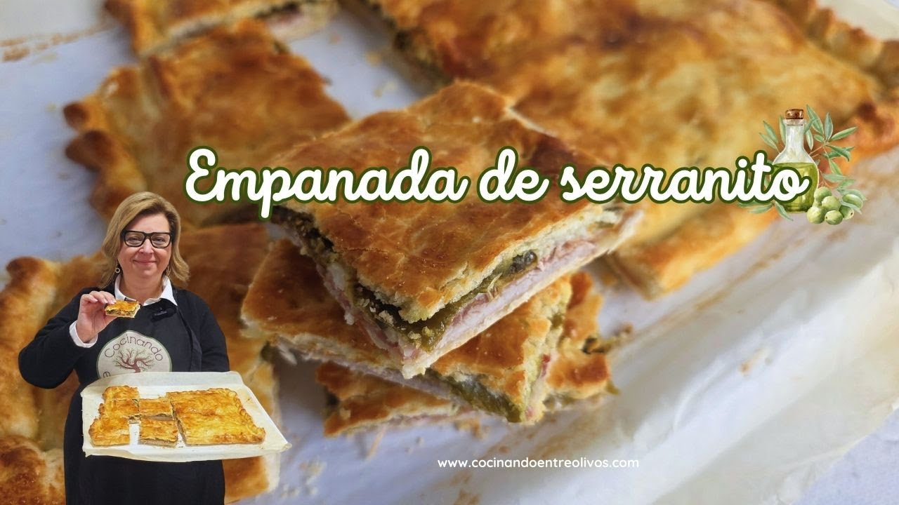 Empanada de serranito ¡El clásico SERRANITO ahora en EMPANADA! 🥟🥓 Receta fácil y deliciosa
