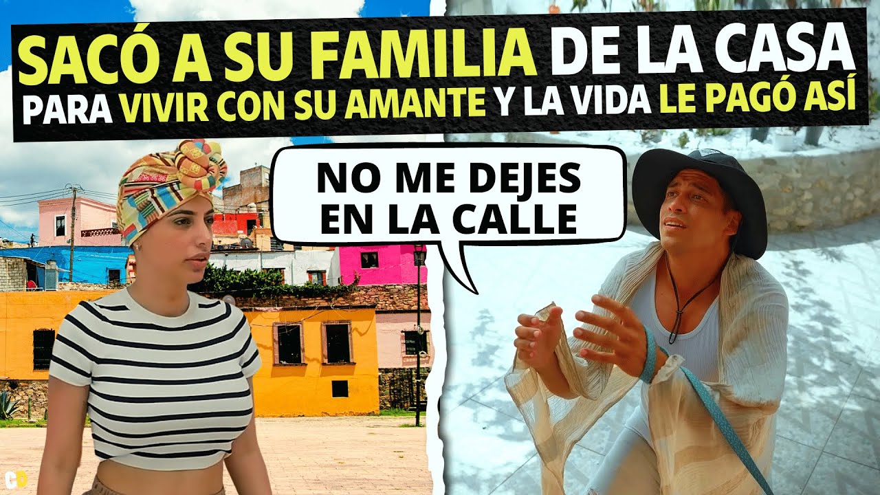 Sacó a su familia de la casa para vivir con su amante y la vida le pagó así.