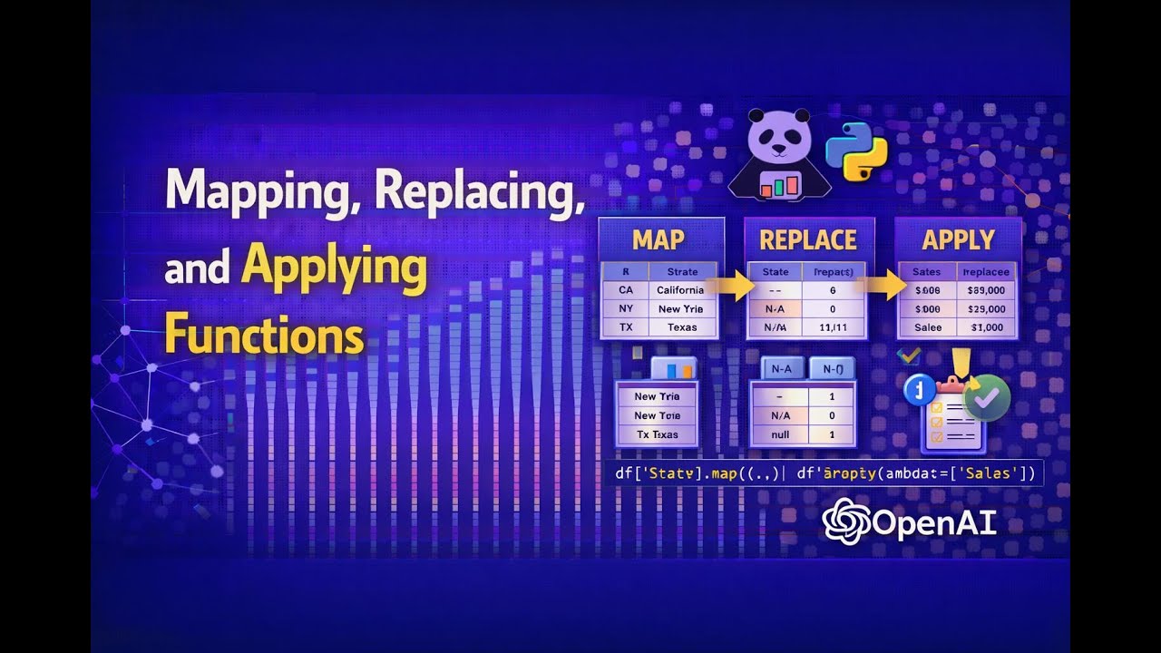 Understanding Map, Replace, and Apply Functions for Effective Data Transformation in Pandas