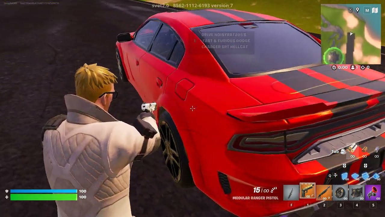 Dodge Charger SRT Hellcat Fast & Furious Edition in Fortnite