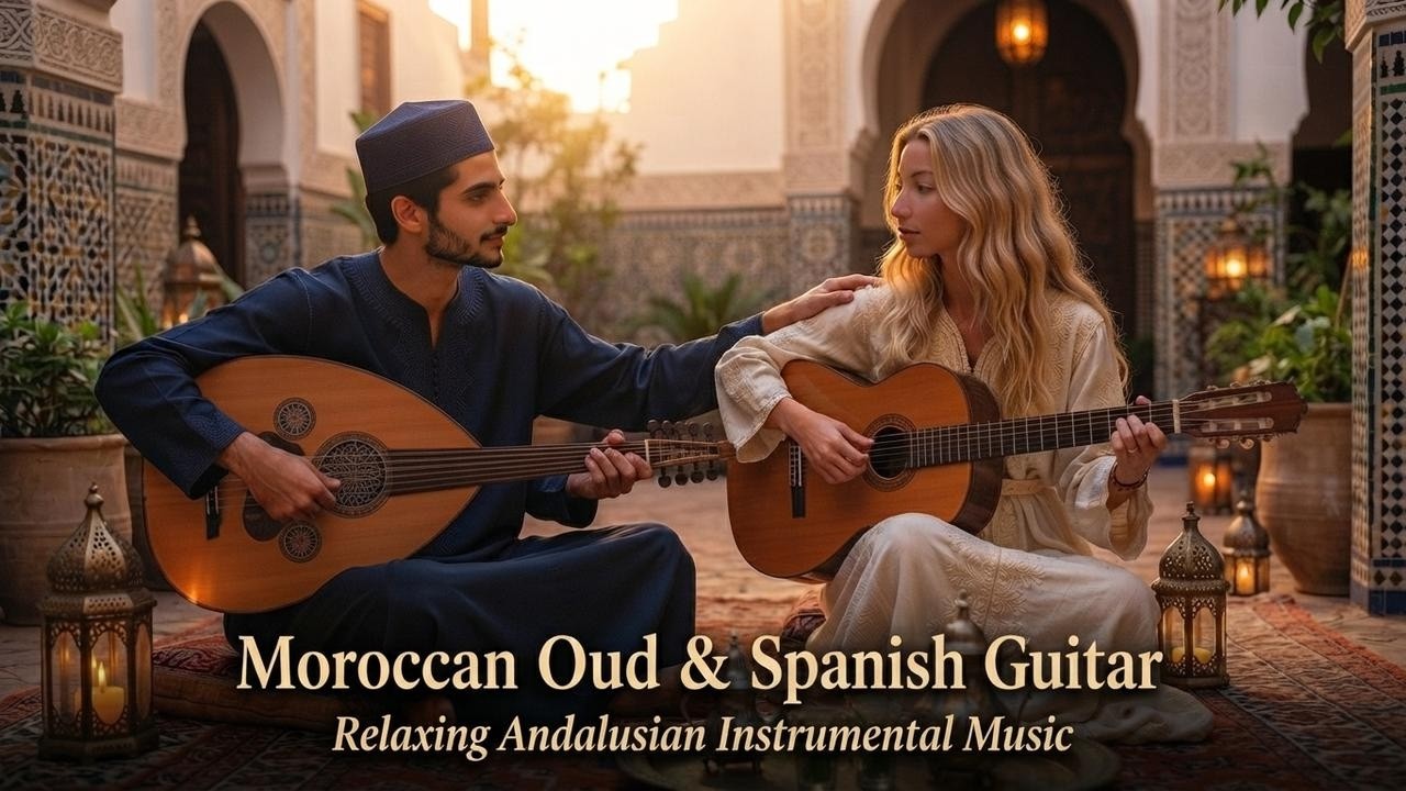Beautiful Arabic Oud Solo  Relaxing Middle Eastern Music