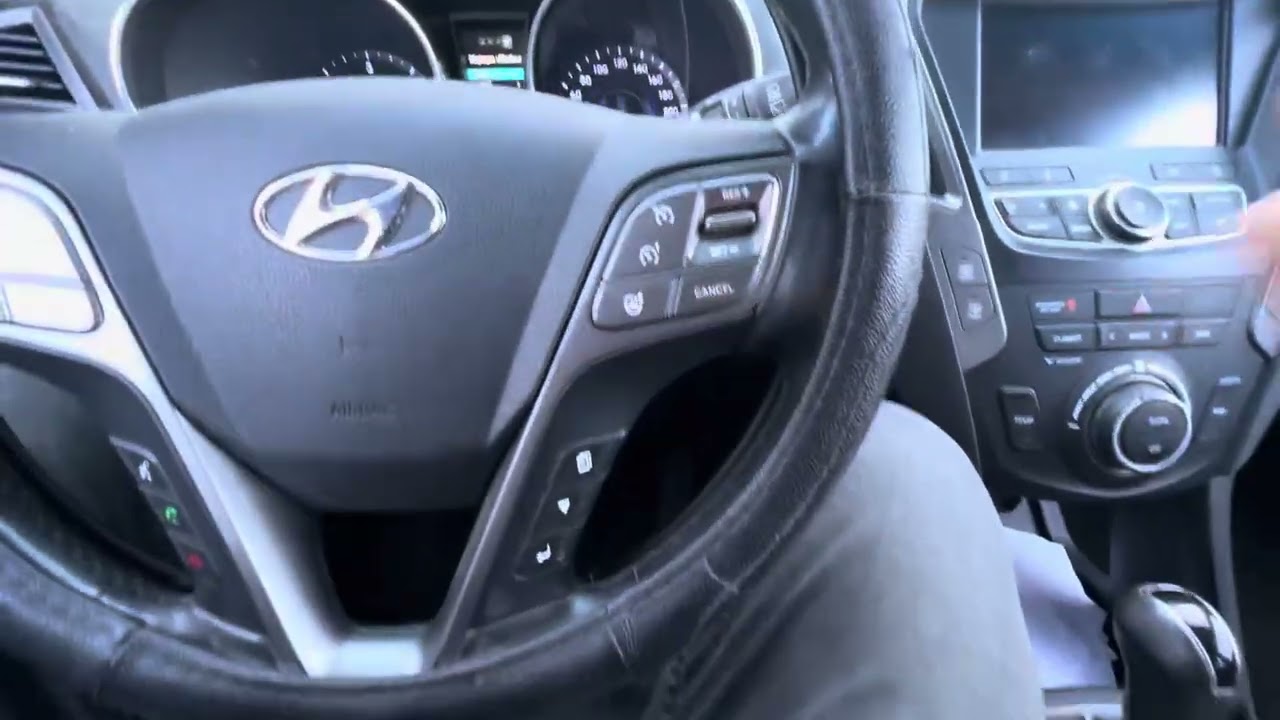 Hyundai Santafe remise à zéro après vidange
