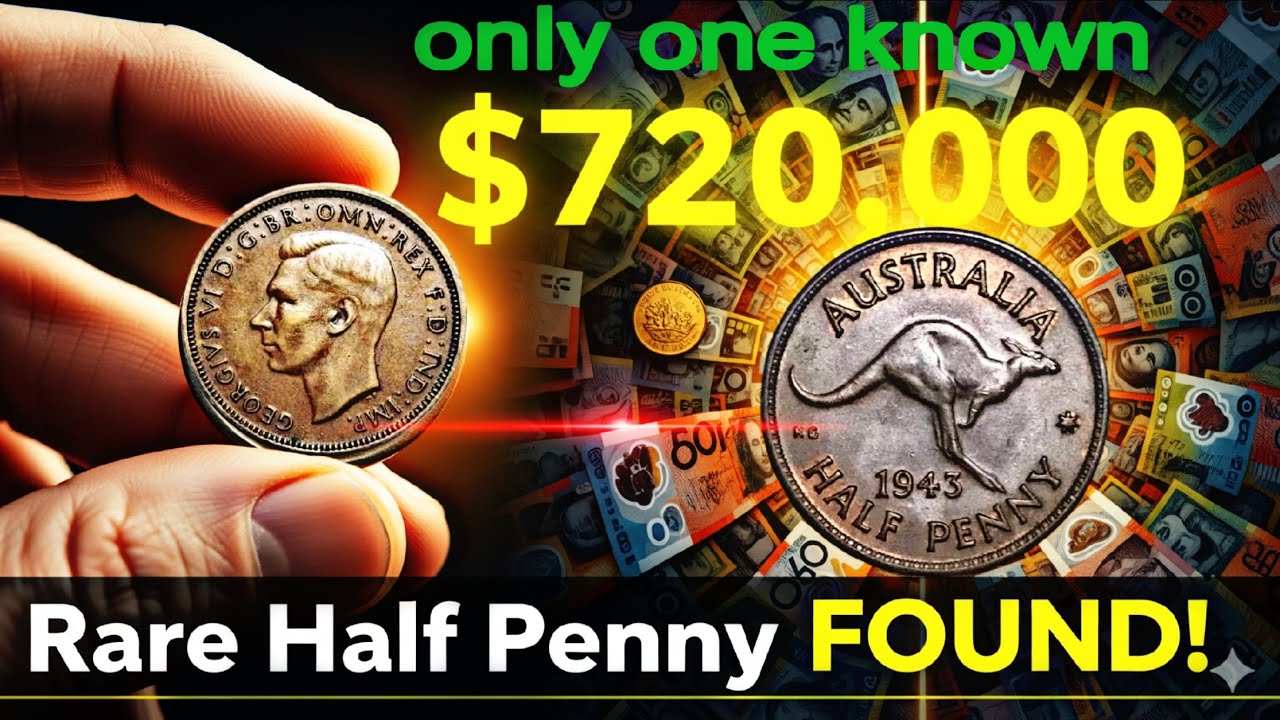 Most Expensive Half Penny in Australia | From Circulation to $950,000 | Australian Coins Worth Money