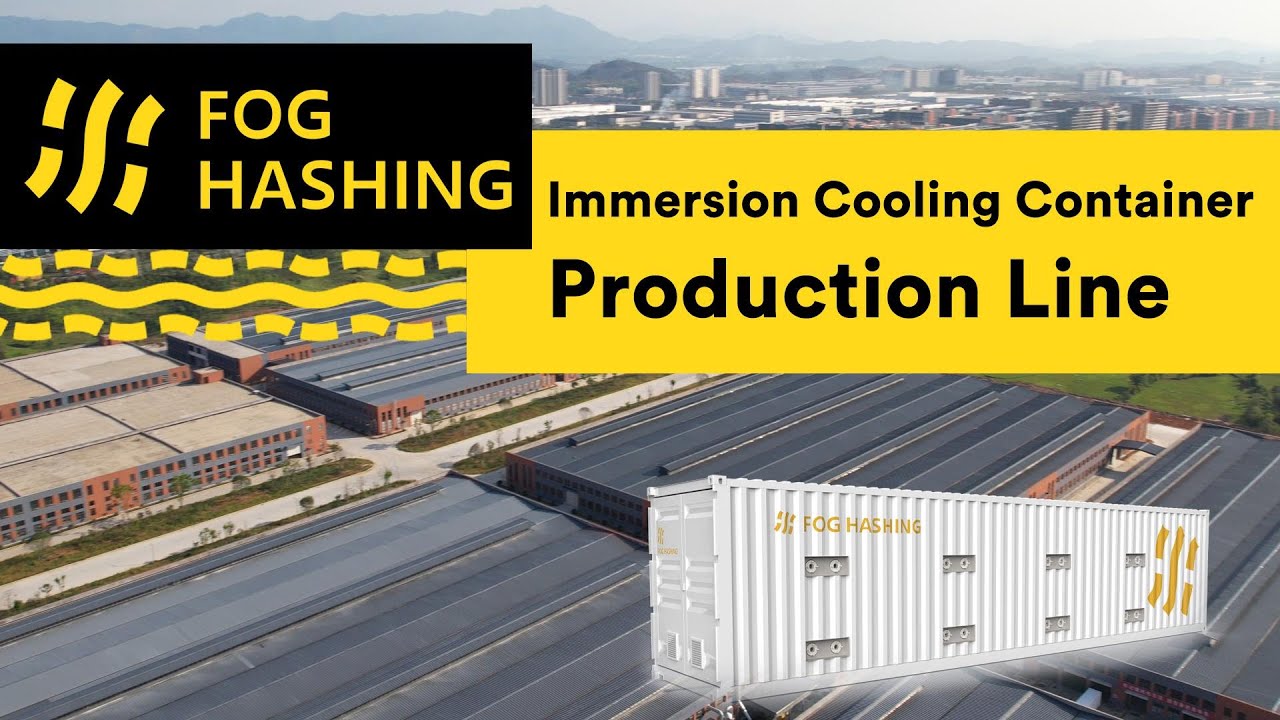 Fog Hashing production line of immersion cooling containers, delivery within 35 days