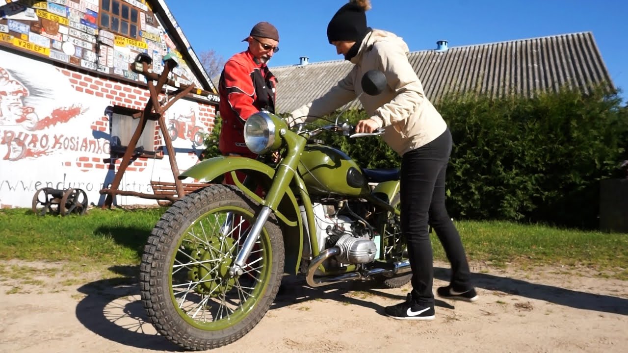 Motocykl URAL M-61 Irbit / niemiecki boxer w radzieckim wydaniu / 