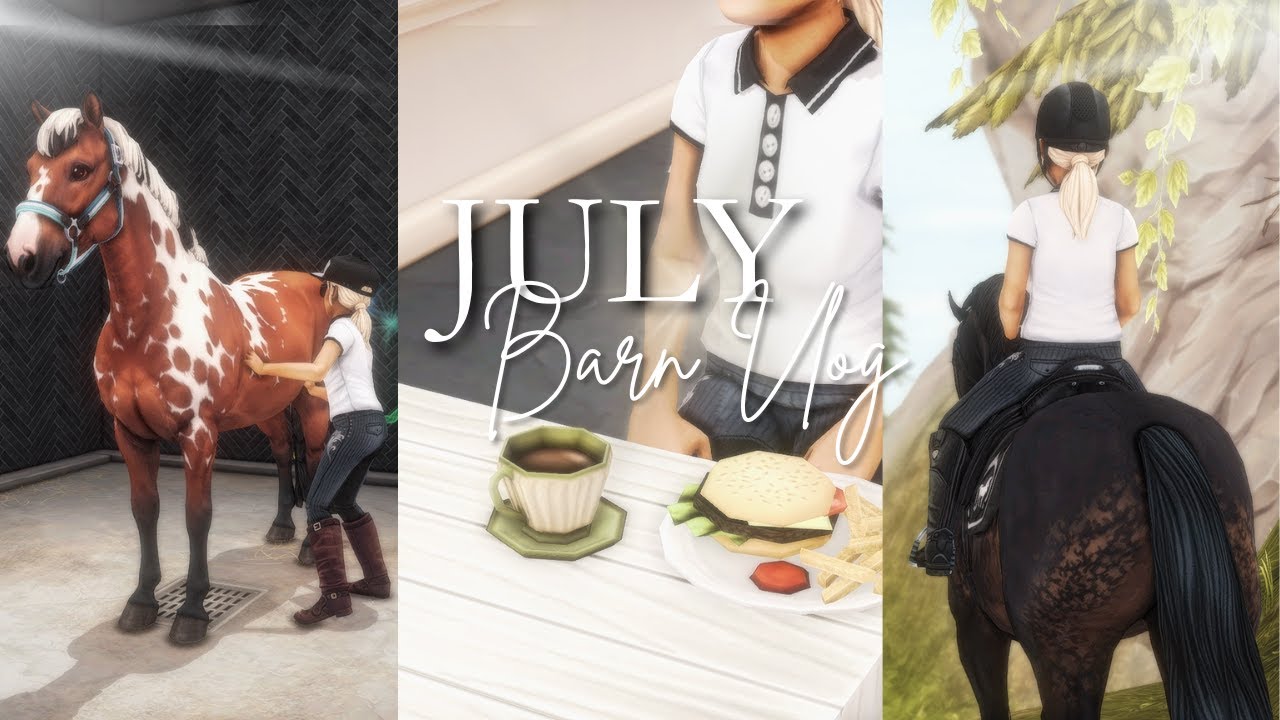 July Barn Vlog || Star Stable Realistic Roleplay || SSO RRP