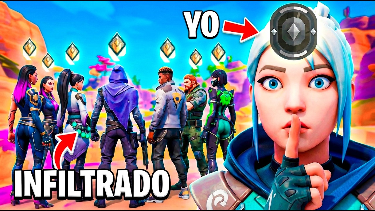 Me Infiltré a una Partida de SOLO PROS en VALORANT