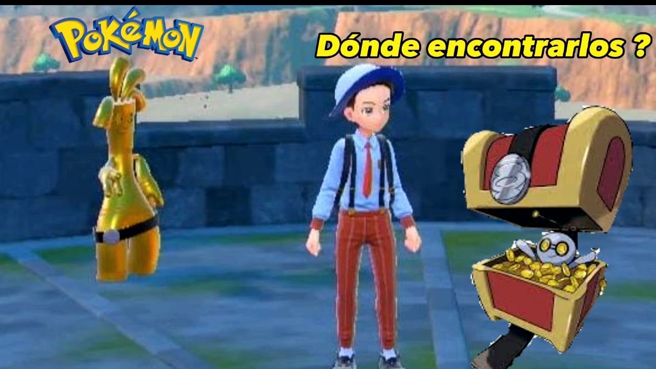 Donde encontrar los cofres Gimmighoul en pokemon escarlata y purpura