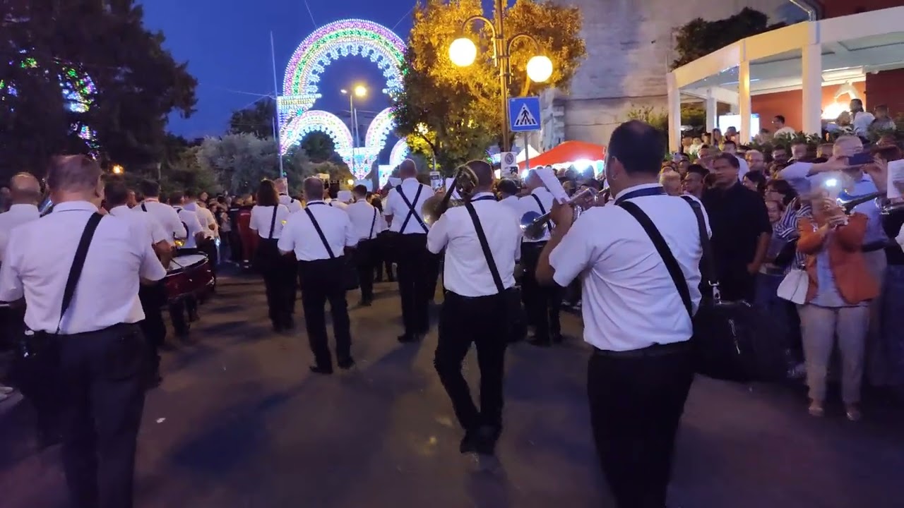 Marcia Santa Cecilia Banda di Matera 2/7/23 Matera festa della Bruna