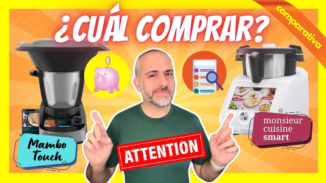 🤖 Monsieur Cuisine Smart o Mambo Touch - COMPARATIVA para ✅ACERTAR en la COMPRA👌