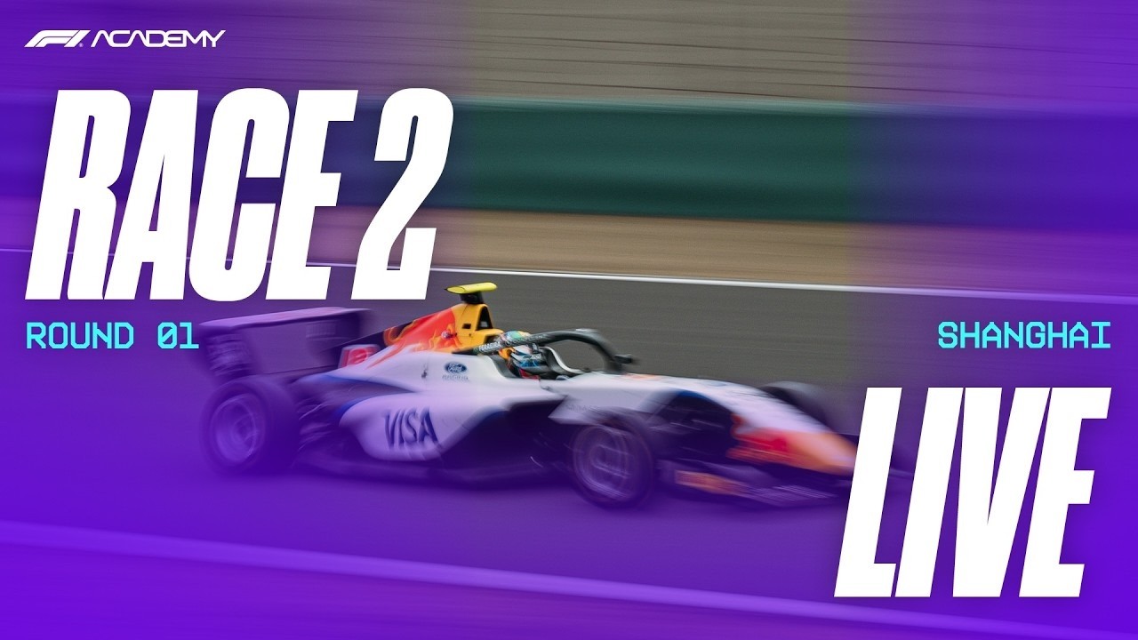 LIVE: Race 2 | Shanghai 2026 | F1 ACADEMY