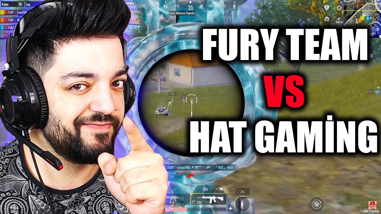 FURY ERSİN YEKİN TEAM VS HAT GAMİNG ! PUBG  Mobile