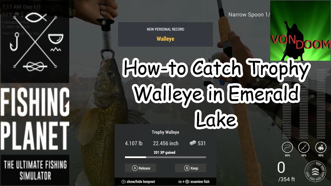 How-to Catch Trophy Walleye in Emerald Lake
