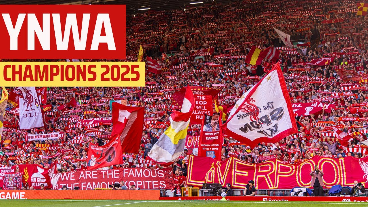 Anfield's BEAUTIFUL You'll Never Walk Alone Pre-Match - Liverpool Win The League