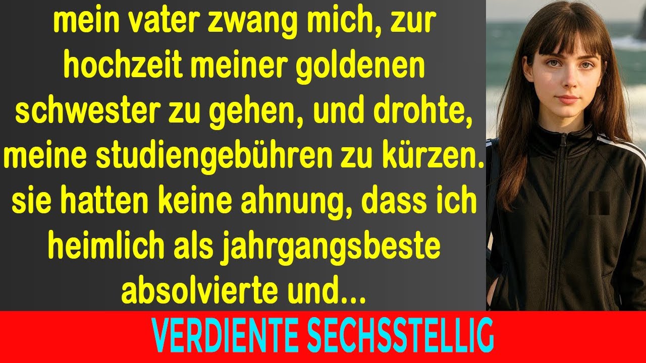 Vater zwang mich zur Hochzeit meiner Schwester — drohte, mein Studium zu stoppen