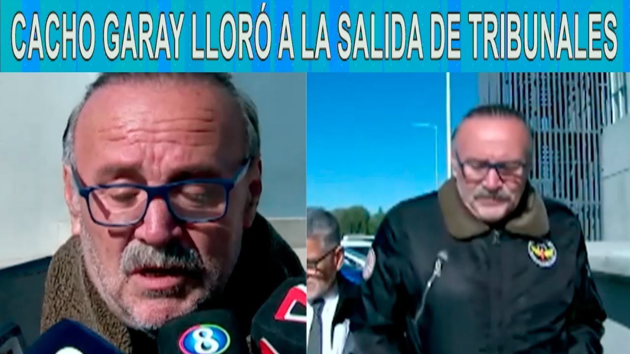 CACHO GARAY LLORANDO CONTÓ SU VERDAD SOBRE LAS DENUNCIAS Y APUNTÓ CONTRA VERO MACÍAS: 