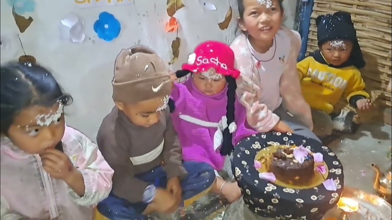 Sasha (साशा) काे सेकेन्ड बर्थडे💙💝🎈🎊🎉🎁🎇🌿💐🎆🤝
