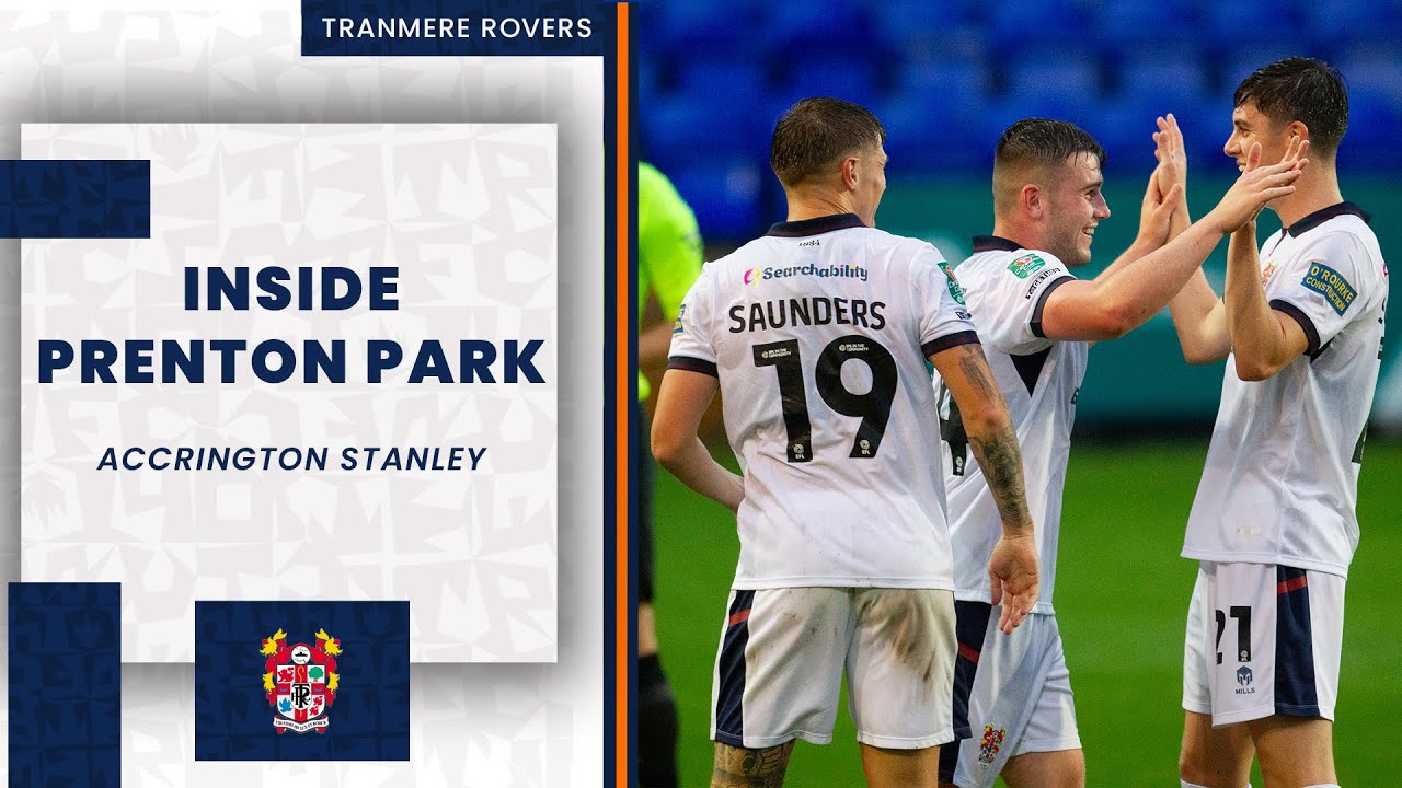 Inside Prenton Park | Rovers beat Accrington Stanley in the first round of the Carabao Cup