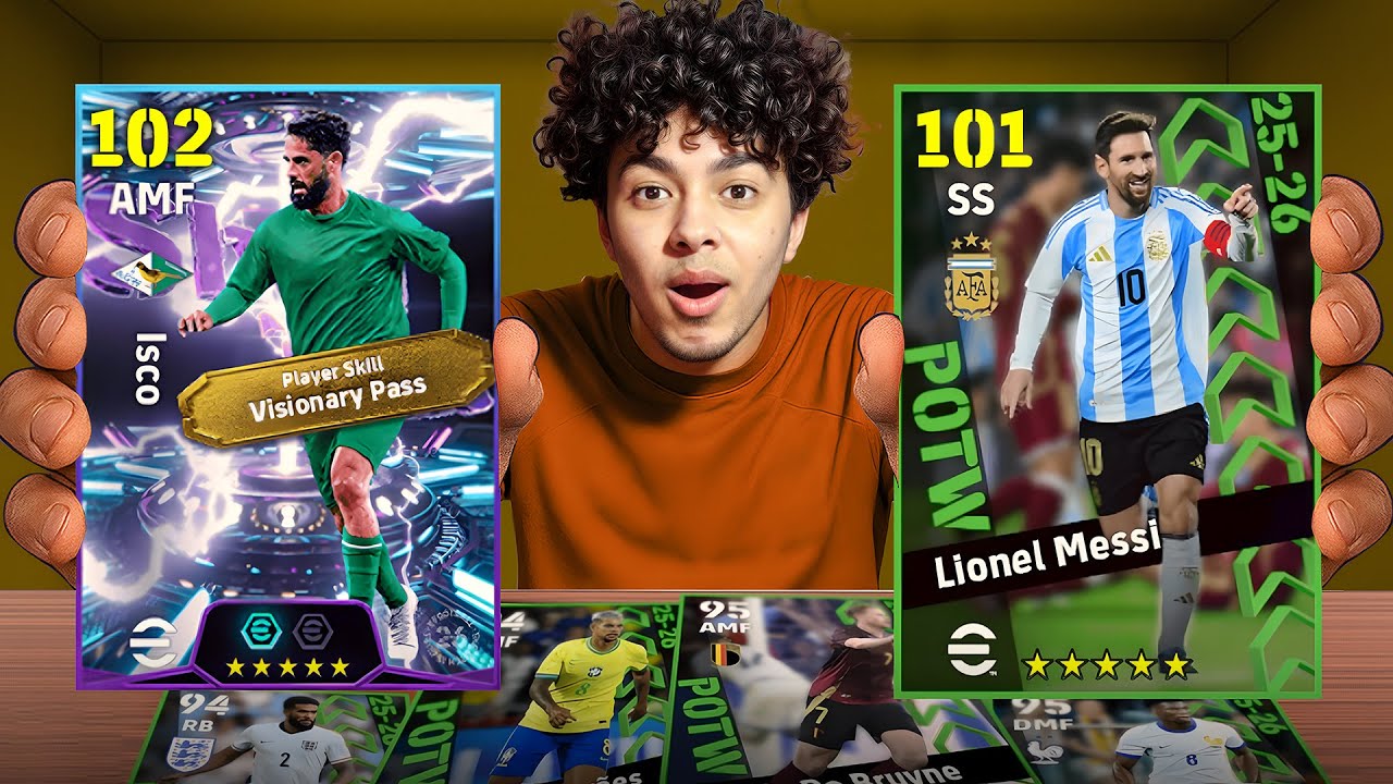 تفتيح بكج نجوم الاسبوع وعودة ميسي.!🔥 تجربة ايسكو الشو تايم صدمني🤯 !! eFootball 26