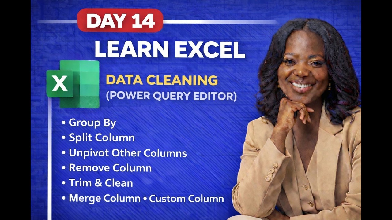 Курс по освоению Excel, день 14: PowerQuery | Группировка по, Разделение, Развертывание, Обрезка,...