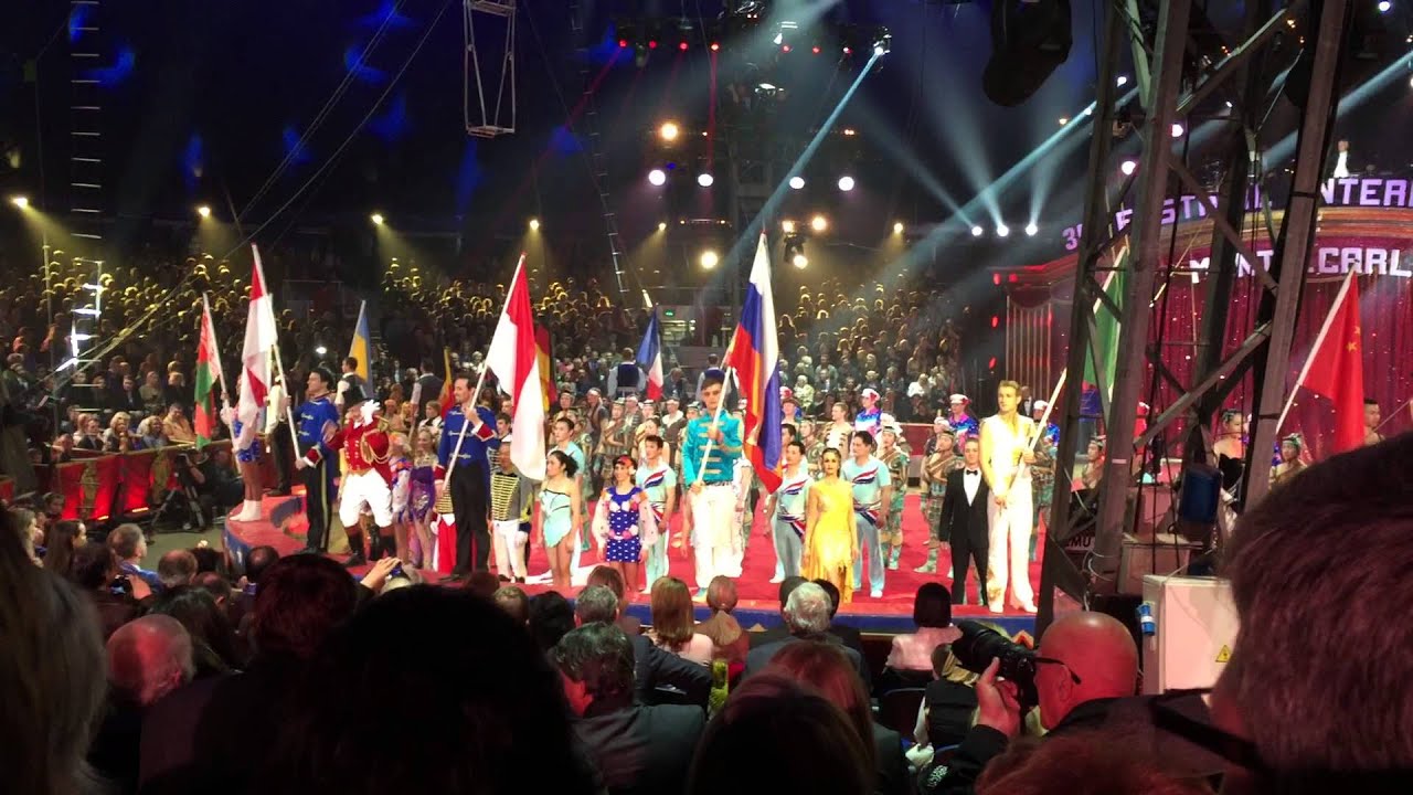 Kerem a Cirque de Monte Carlo 2015.