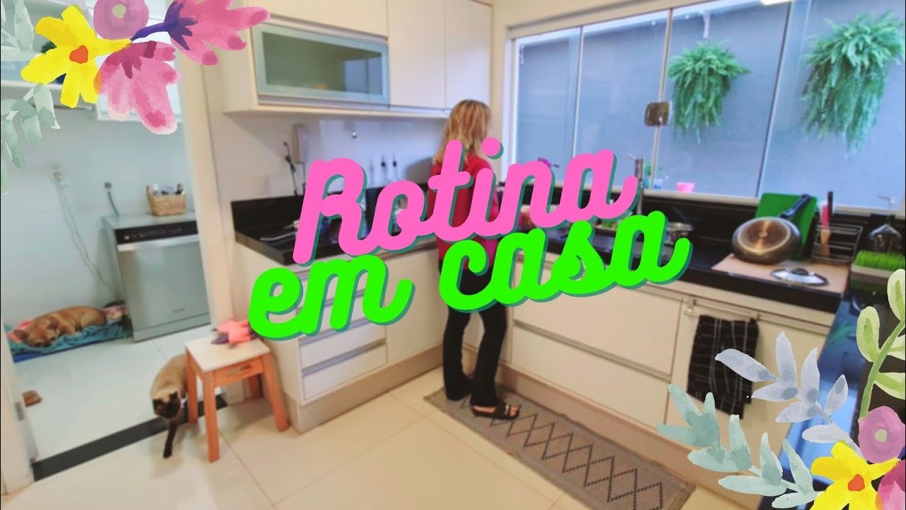 Rotina - lavando roupas, limpando a casa e  macarrão de panela de pressão