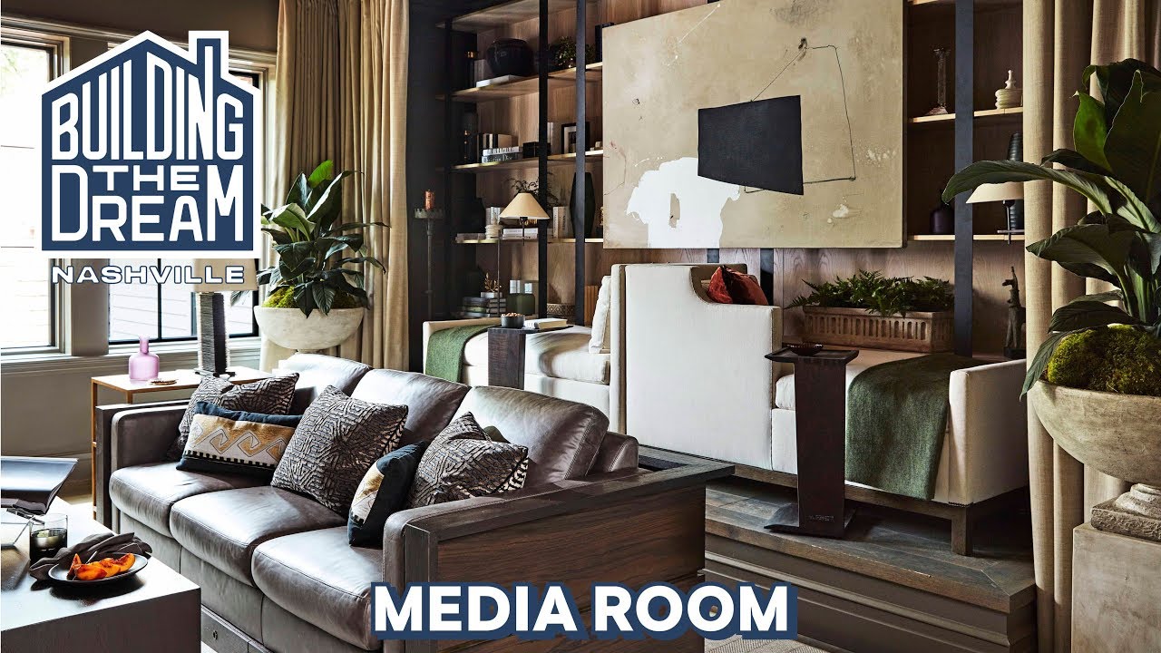 Modern Remains Designs A Cozy Media Room | Building The Dream Nashville | HB