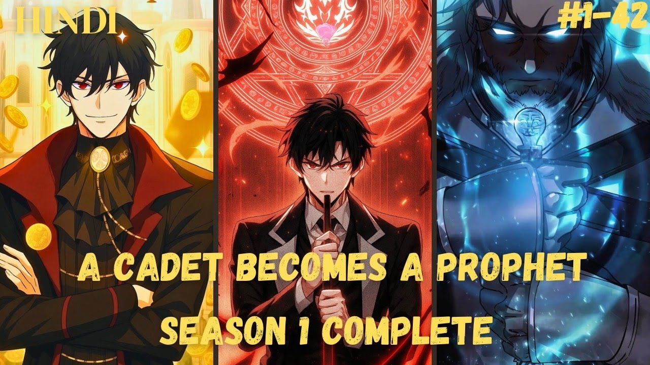 A Cadet Becomes a Prophet?! | Full Manhwa Recap Ch. 1–42 (Complete Season 1) in Hindi