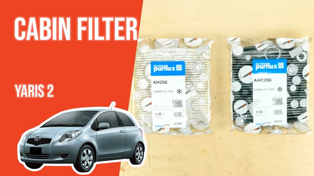 How to replace the cabin filter Yaris mk2 👃