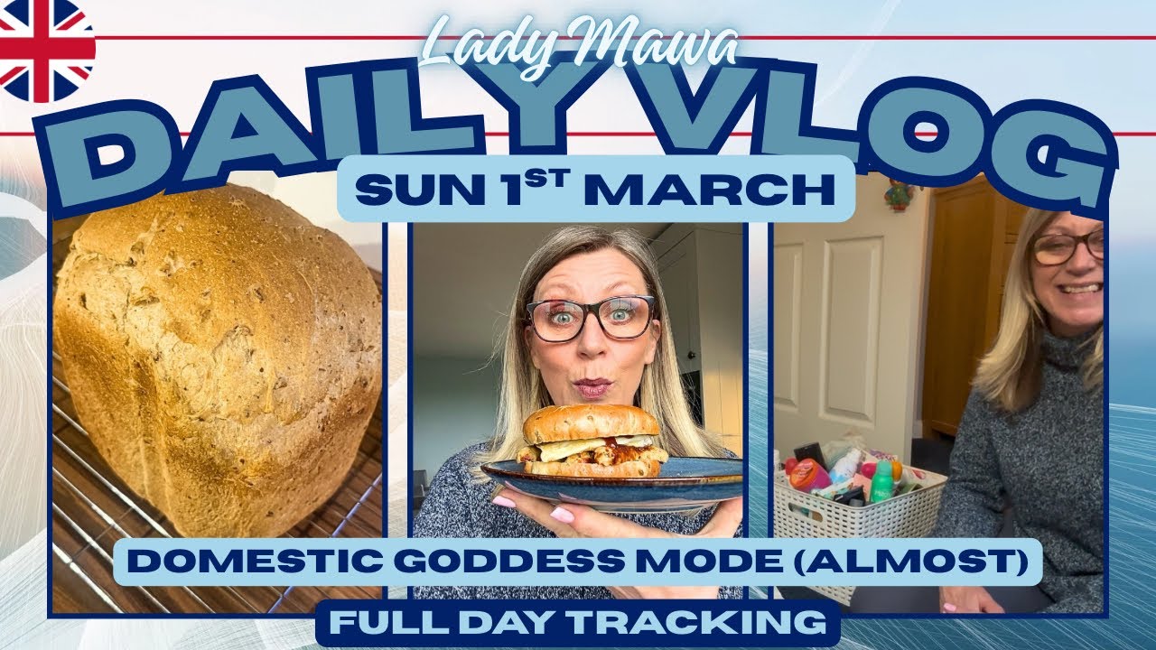 DAILY VLOG: Sunday 1st March - making bread / last day on my own / GLP1 life