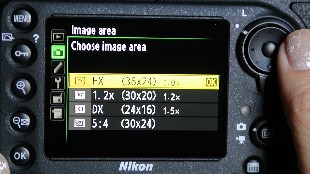Nikon D800 Menu and Info Button Highlights